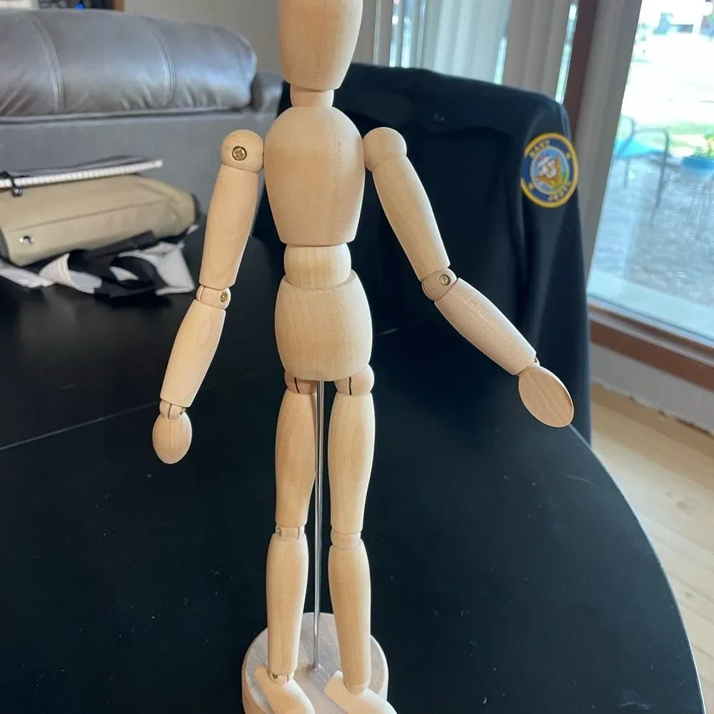 IKEA GESTALTA Artist Wooden Mannequin Poseable articulated Figure man display